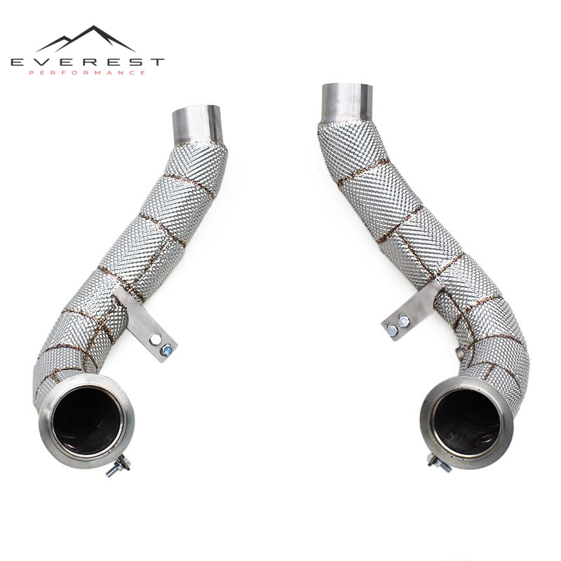 Auto Straight Downpipe for BMW M5/M6 F06/F10/F12 2012-2016 Stainless Steel Exhaust Pipes Free Flow Downpipe System