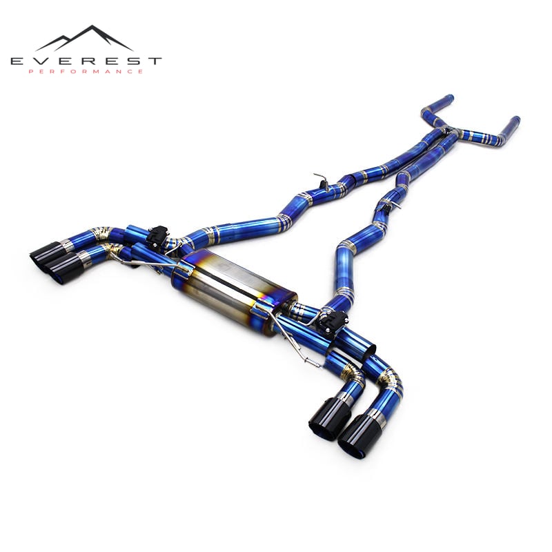 Titanium Lightweight Exhaust System for BMW M5 F90 4.4T 2018-2023 Catback Muffler Valvetronic Car Kit