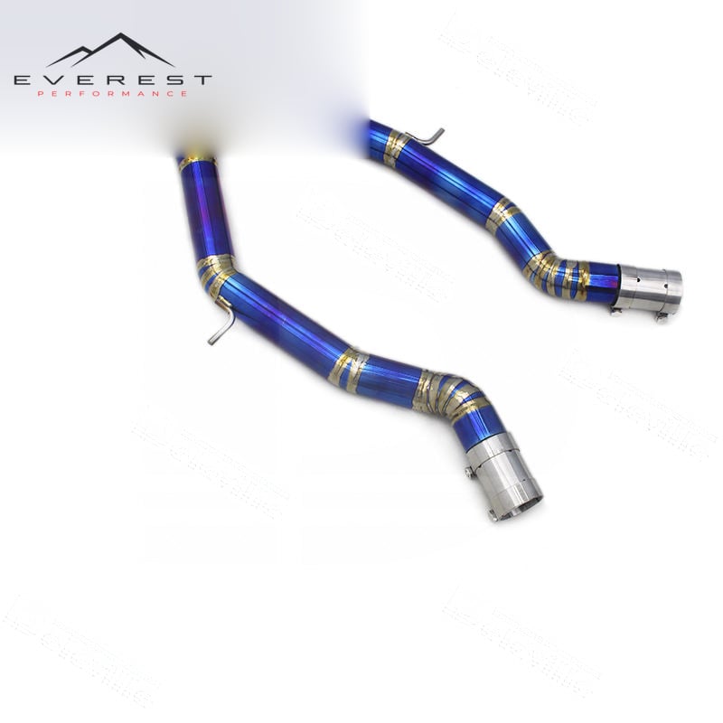 Exhaust System for BMW M3/M4 F80/F82 3.0T 2015-2019 Performance Car Parts Escape Titanium Equal Length Mid Pipe With Resonators