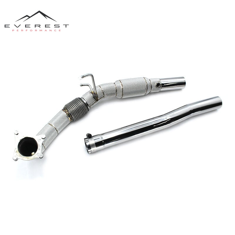 Manifold Exhaust Downpipe for VW Golf 6/MK6 R20 2009-2013 Stainless Steel Header Exhaust System Heat Insulation Head Section