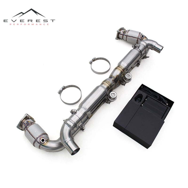 Stainless Steel Catback for Porsche 911 997/997.2 Turbo S 3.8T 2010-2013 Exhaust Pipes Catted Downpipe Muffler Escape