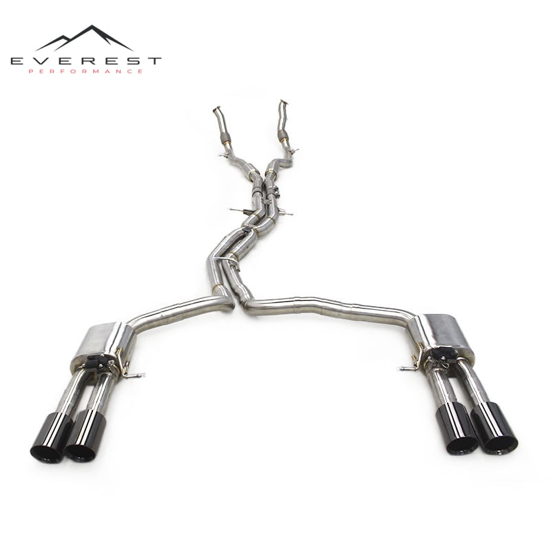Catback Exhaust for Audi S8 D5 4.0T 2020-2024 Performance Stainless Steel Exhaust Pipes Escape Muffler Exhaust System (Version 2)