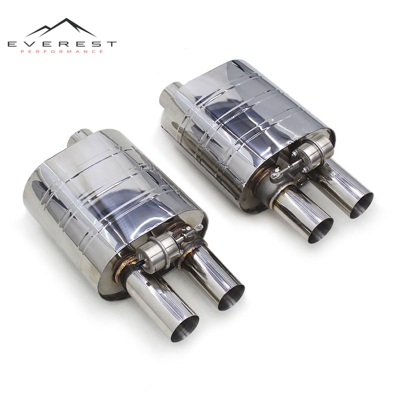 Performance 2.5inch 3inch Universal Muffler Exhaust Cutout for All Car Model Universal Escape Stainless Steel Muffler Pipe