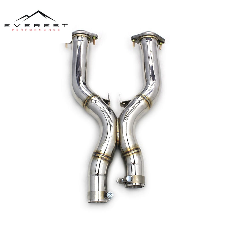 High Performance Exhaust System 304 Stainless Steel Downpipe for Ferrari 599GTB/GTO Sports Car Refitting
