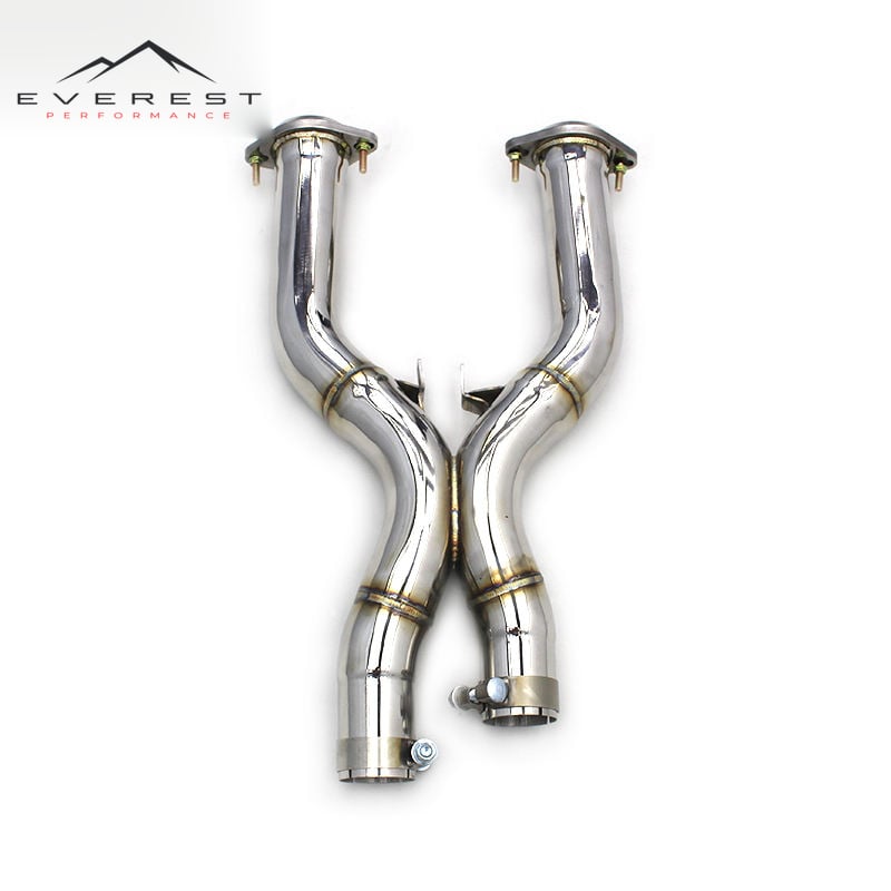 High Performance Exhaust System 304 Stainless Steel Downpipe for Ferrari 599GTB/GTO Sports Car Refitting