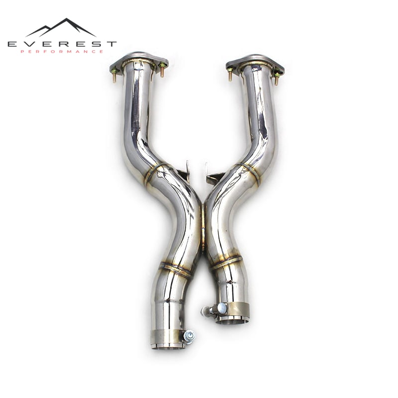High Performance Exhaust System 304 Stainless Steel Downpipe for Ferrari 599GTB/GTO Sports Car Refitting