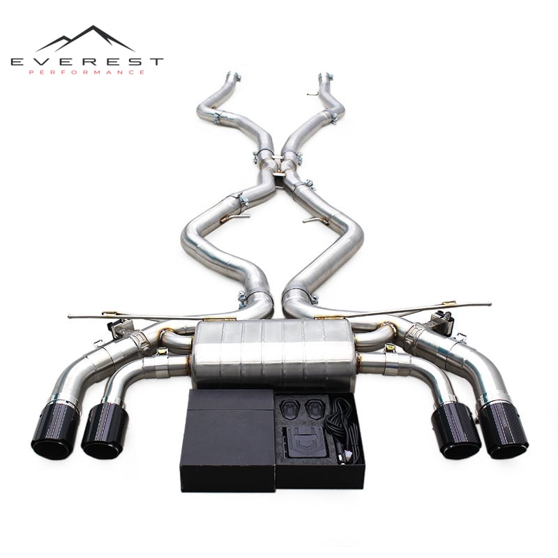 Catback Exhaust Pipes for BMW X5M/X6M E70/E71 4.4TT 2010-2014 Valvetronic Muffler Stainless Steel Auto Part