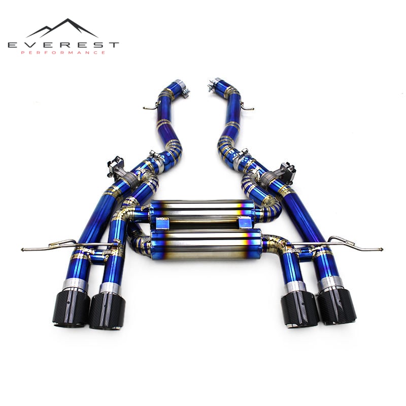 Racing Axle Exhaust Pipes for BMW M2 G87 G8X S55 3.0T 2023-2024 Titanium Exhaust Muffler Valvetronic Catback Exhaust System