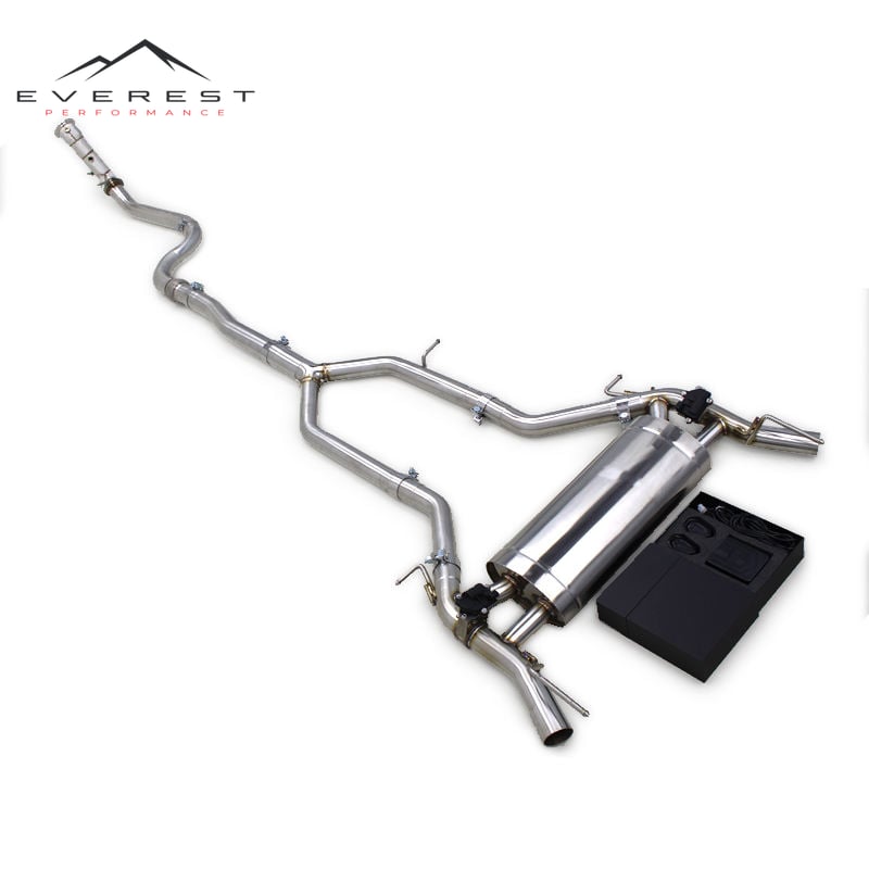 Catback Exhaust System for Cadillac CT4 2.0T 2019-2023 Stainless Steel Exhaust Pipe Escape Muffler Valve Exhaust System