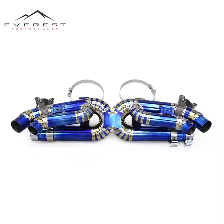 Titanium Catback Exhaust for Porsche 911 992 3.0T 2019-2024 Racing Exhaust Pipe Muffler Escape Car Exhaust System