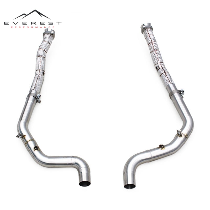 Race Performance Downpipe for Land Rover Range Rover Sport SVR 5.0L 2018-2024 Upgrade Heat Shield Free Flow Exhaust System Kits