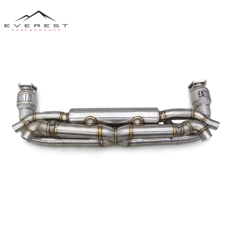 Exhaust System for Porsche 911 991/991.1/991.2 Turbo S 3.8T Catback Exhaust Escape Muffler Stainless Steel Pipe