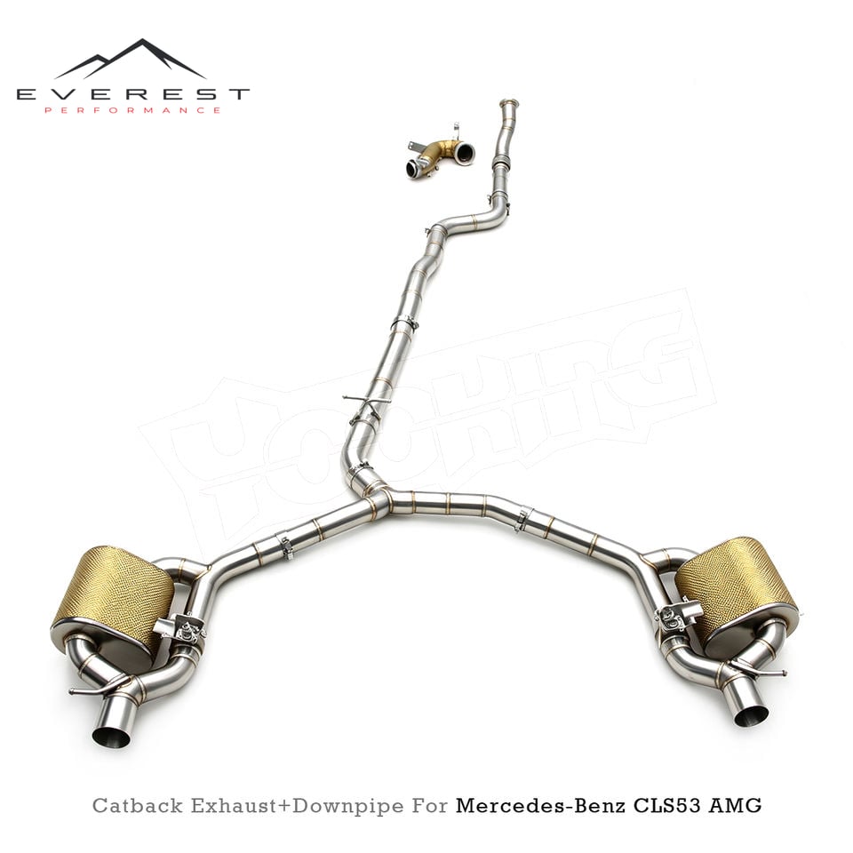 Performance Valvetronic Exhaust Catback for for Mercedes-Benz CLS53 AMG 3.0T 2020-2024 Stainless Steel 304 Valve Pipe