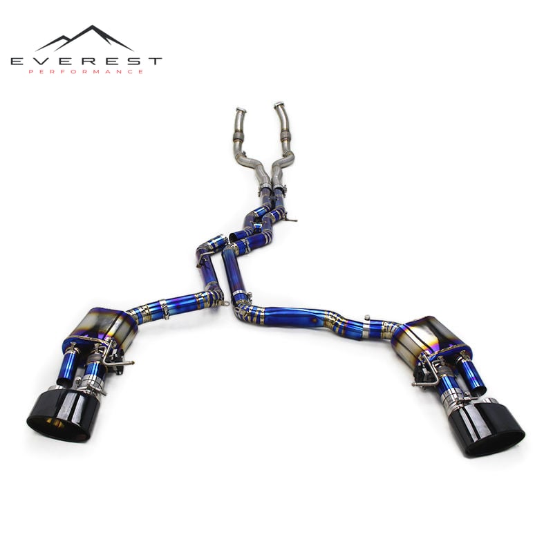 Titanium Catback Exhaust for AUDI RS6/RS7 C8 4.0T (2019-2024 ) Car Parts Escape Valvetronic Center Muffler