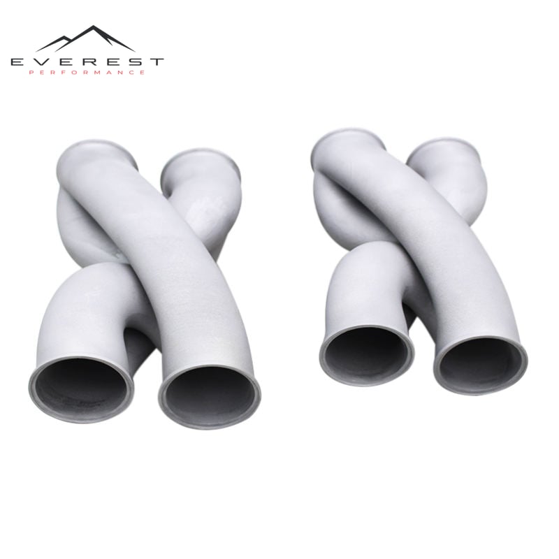 Auto 3D Casting Z/X/Diversion Pipe for Supercar Sound Universal Exhaust Muffler Connecting Pipe with 2.5/2.75/3/3.5/4Inch