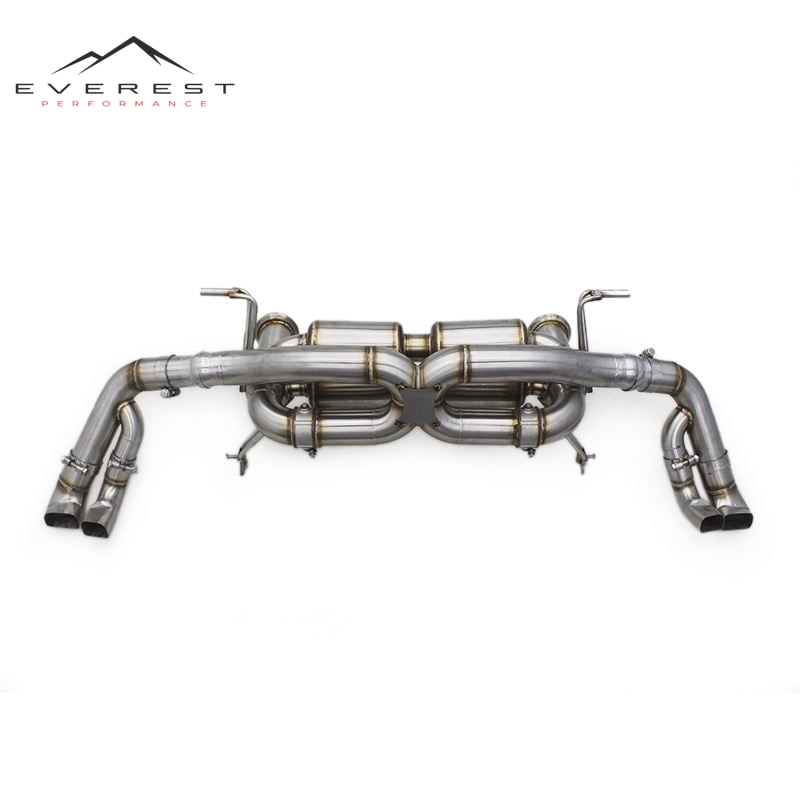 Stainless Steel Valved Control Sound Cat Back Exhaust System for Audi R8 V10 2017-2019