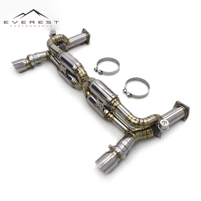 Titanium Catback Exhaust System for Porsche 911 997.1 2004-2012 Valvetronic Exhaust Pipes Muffler Escape