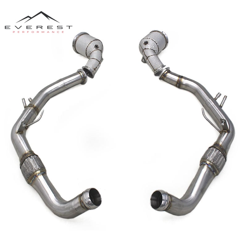 Performance Catted Downpipe for Porsche Panamera 971/971.2 2.9T 2017-2023 Stainless Steel Exhaust System Pipe Catalyst Downpipe