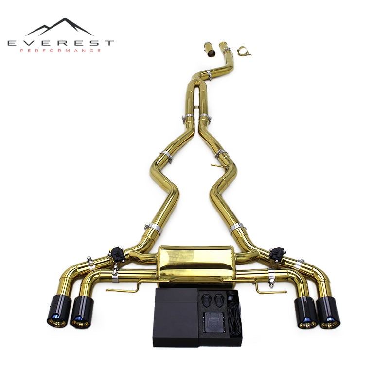 Valvetronic Exhaust for BMW G20 M340/M340i G22 M440/M440i 3.0T Catback Golden Exhaust Pipes Sales