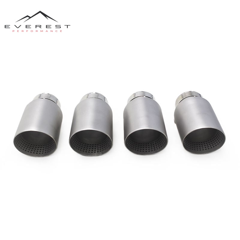 Racing Stainless Steel Exhaust Tips for Various Models Brushed Tail Throat Tips Tail Mouth