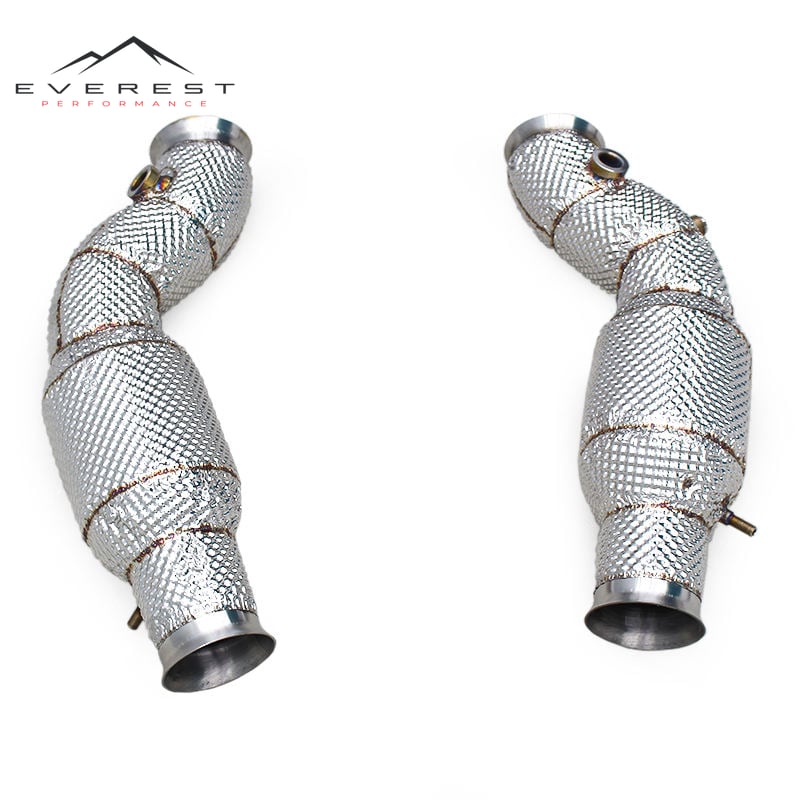 Race Catalyst Exhaust Pipe for Lamborghini Gallardo 5.0L 2004-2007 High Performance 100/200/300cell Manifold Header Exhaust