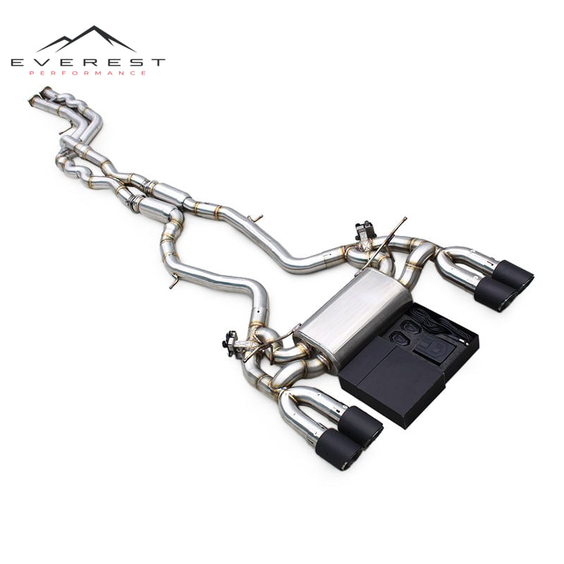 Custom Valvetronic Catback System for BMW M2 Competition/M2C 3.0T F87 S55 2018-2023 Active Sound Equal Length Exhaust Muffler