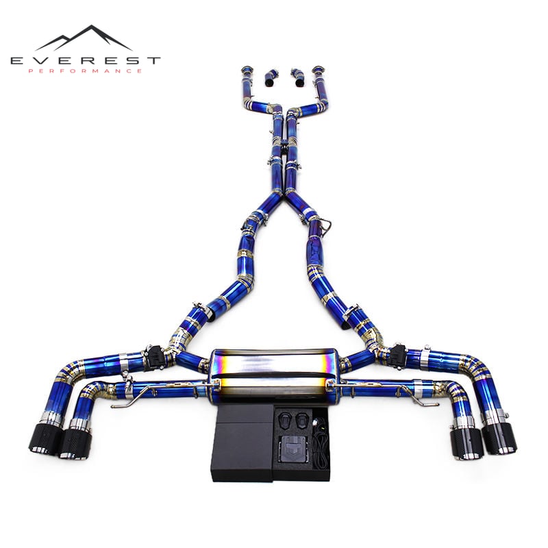 Valvetronic Exhaust System for BMW X7 M60i 4.4TT (2023-2024) Titanium Pipes (Version 2)