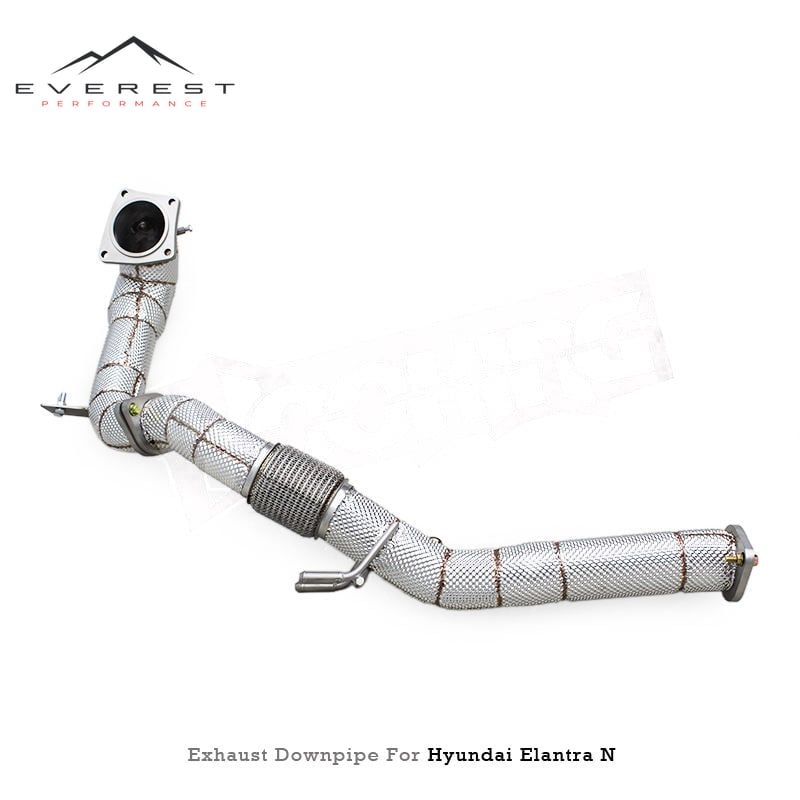 Stainless Steel Exhaust System for Hyundai Elantra N 2.0T 2023-2025 Heat Shield Free Flow Downpipe With OPF
