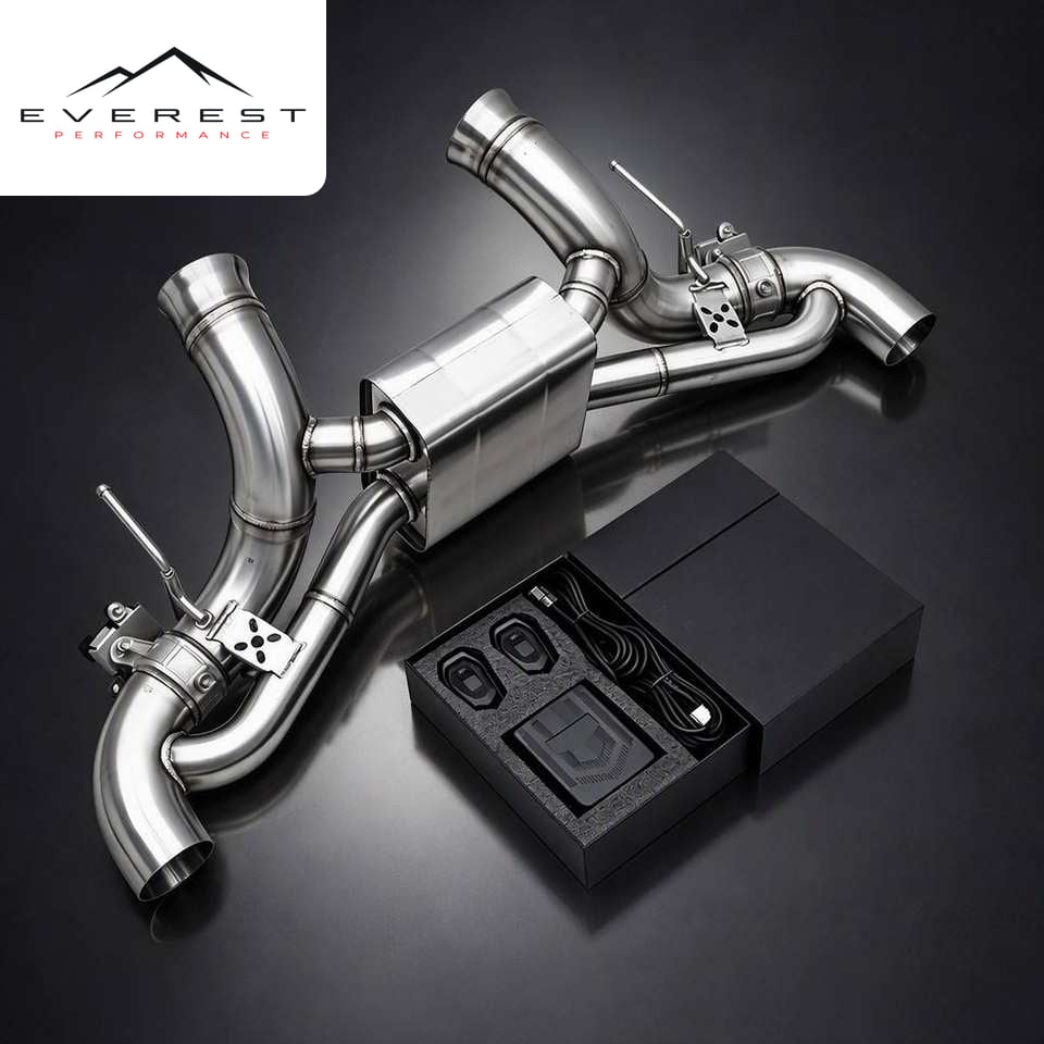 Valvetronic Exhaust Pipes for Mclaren GT 4.0T 2019-2023 Stainless Steel Muffler Catback With Remote Control