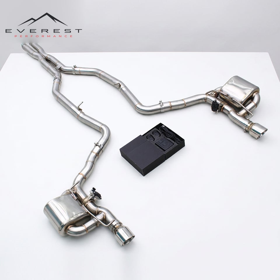 Stainless Steel Catback Exhaust Pipe for Chrysler 300C V8 5.7L 2005-2010 Racing Exhaust Muffler with Valve Control System