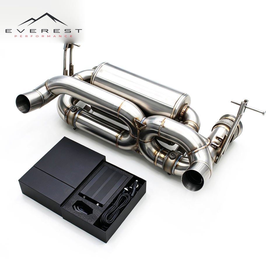 SS304L Exhaust Pipe System for Lamborghini Huracan STO/EVO/TECNICA 5.2L 2019-2024 Vacuum Valve Muffle Catback Exhaust