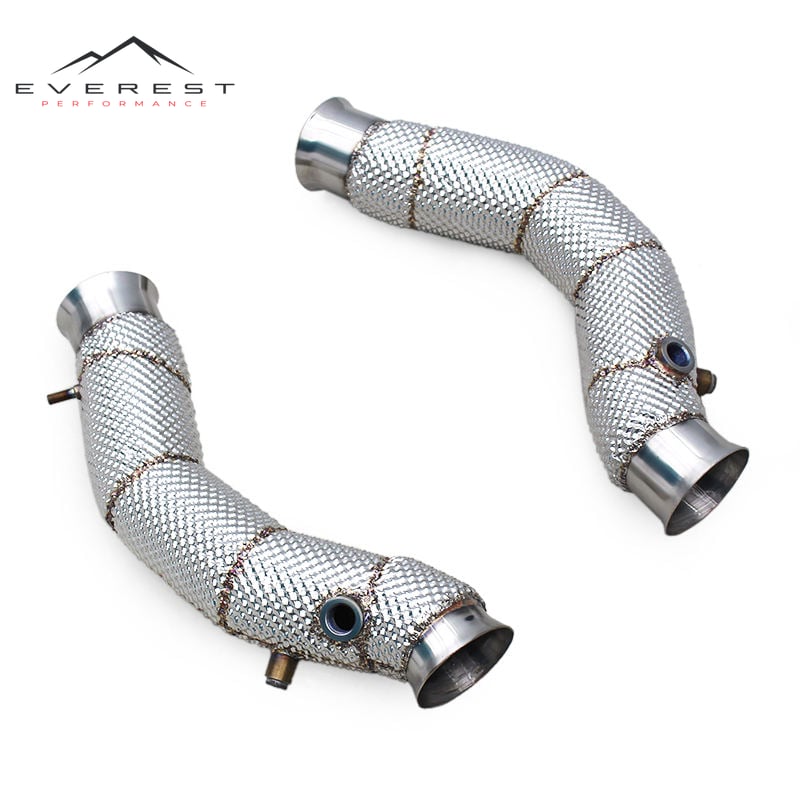 Auto Exhaust System for Lamborghini Gallardo 5.0L 2004-2007 Stainless Steel Downpipe With Heat Shield