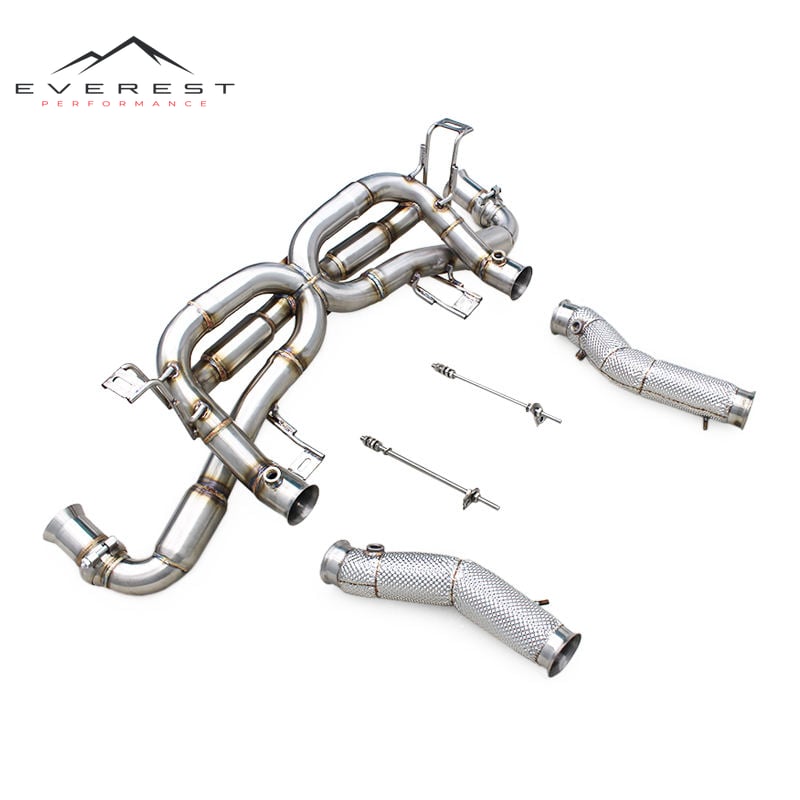 Turbo Catback Downpipe for Lamborghini Gallardo 5.0L 2004-2007 Superfast Straight Pipes Axle Back System Sport Downpipe