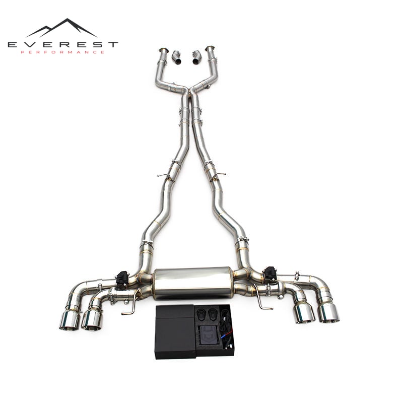 Electronic Valve Exhaust System for BMW M850/M850i LCI G14/G15/G16 4.4TT 2020-2024 Stainless Steel X Pipe