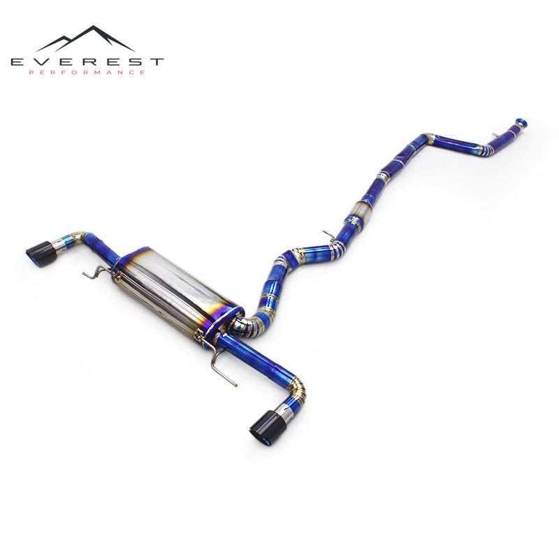 Racing Car Exhaust Pipe for BMW 220 220i G42 2.0T B48 2022 Titanium Exhaust Catback Muffler Exhaust Valve