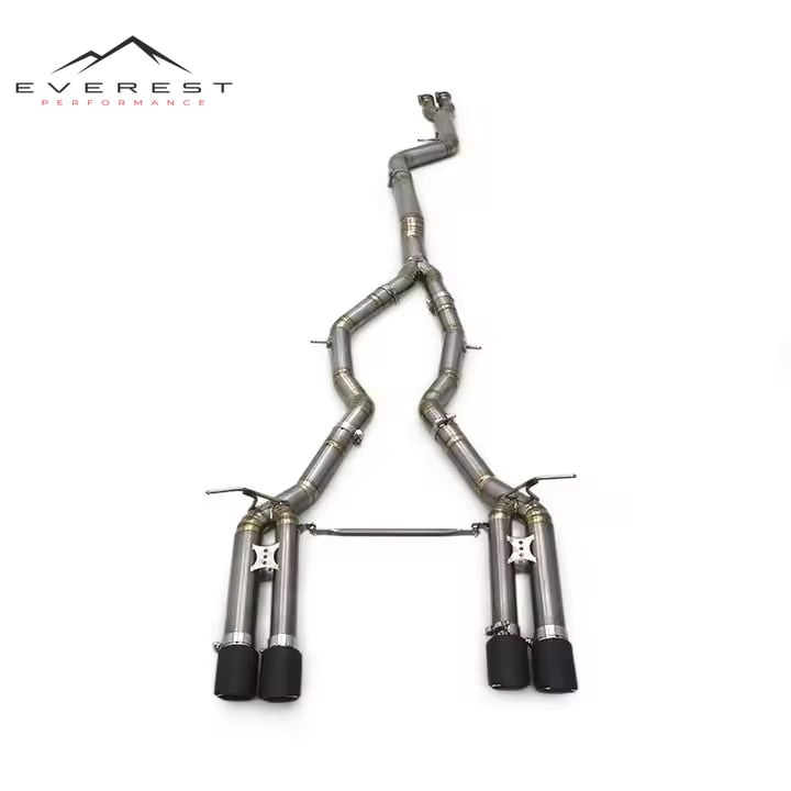 Titanium Catback Exhaust System for BMW M3/M4 F80/F82/F8X 3.0T (2015-2019) Upgrade 3.5inch Single Midpipe