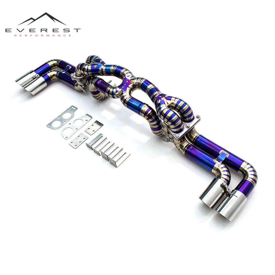 Titanium Direct Exhaust Pipe for Ferrari 360/F360 3.6L Modena/Spider 2003-2005 Racing Car Catback Exhaust System X Pipe