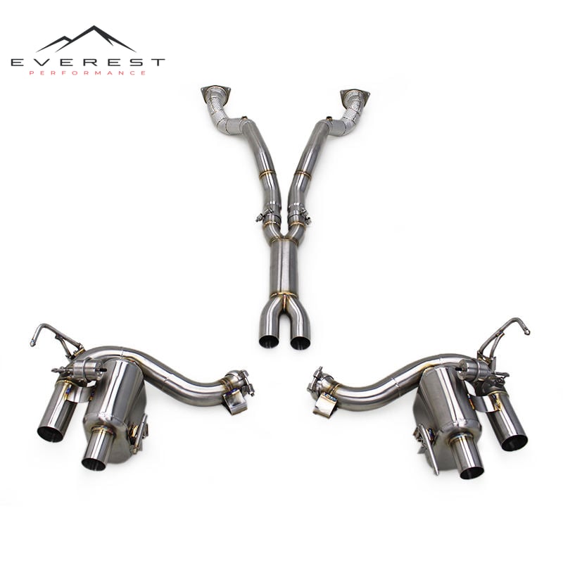 Axle Exhaust X Pipe Downpipe for Ferrari FF 6.3 2011- 2016 Performance Car Escape Cutout Valve Exhaust System
