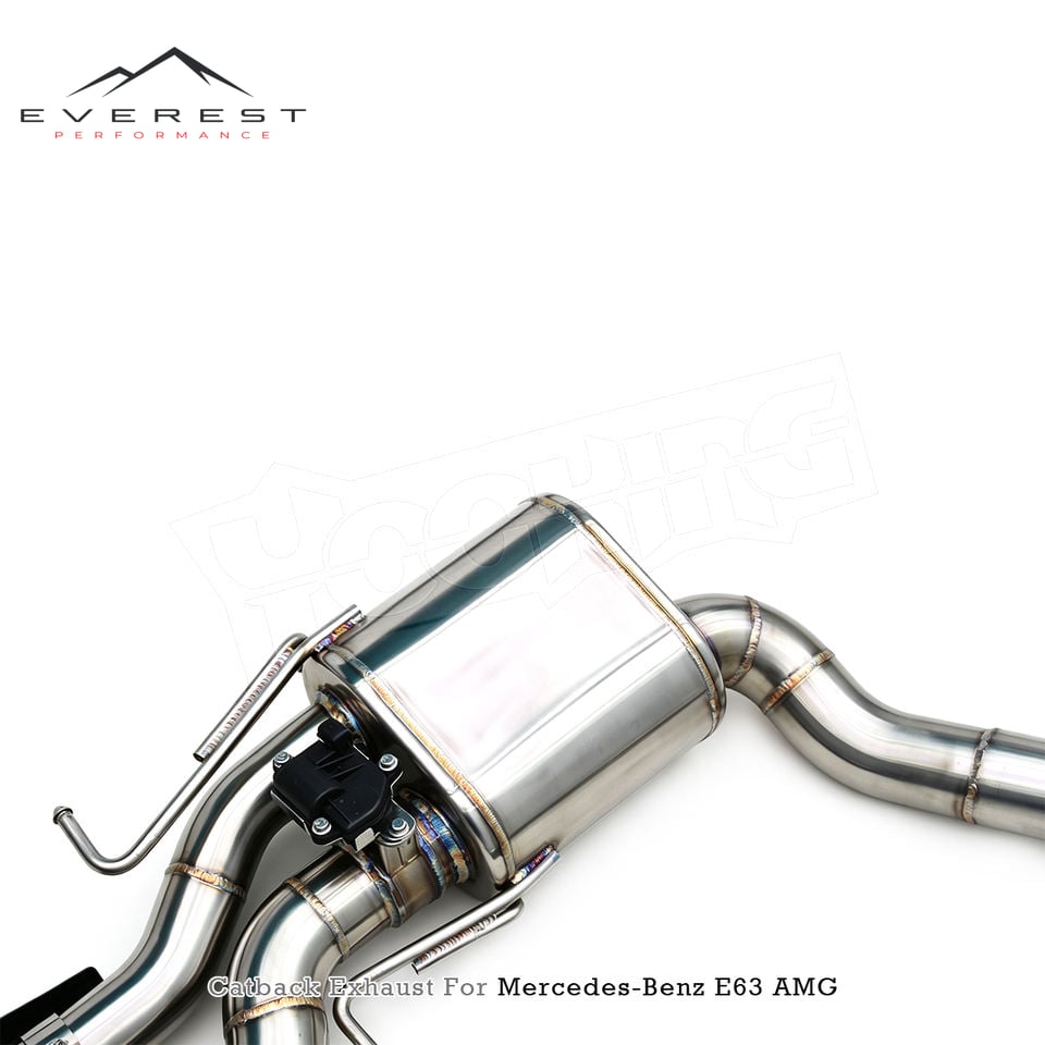 Stainless Steel Exhaust Pipe with Z Pipe for Mercedes-Benz E63/E63S W212 6.2L AMG 2007-2016 Catback Exhaust System