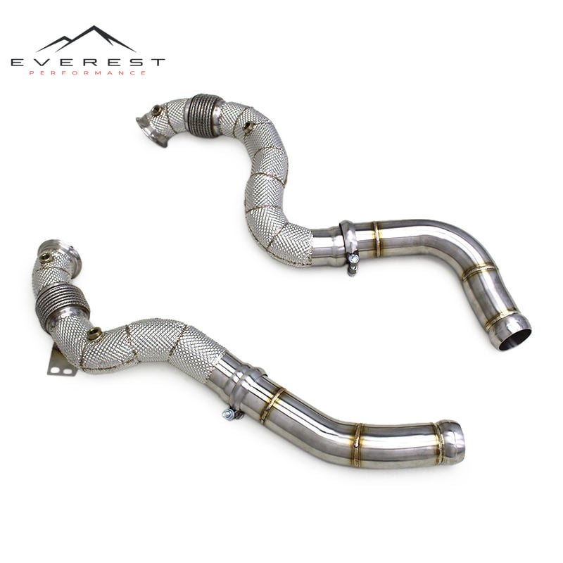 Auto Exhaust Straight Downpipe for Mercedes-Benz AMG GT63/GT63S 4.0T 2019-2023 Escape Car SUS304 Free Flow Pipe Exhaust System