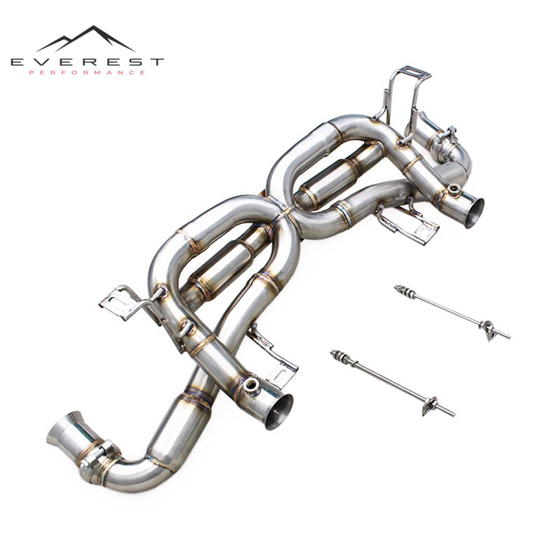 Sport Exhaust Pipe for Lamborghini Gallardo 5.0L 2004-2007 Racing Exhaust Supersport X Pipe Straight Pipes