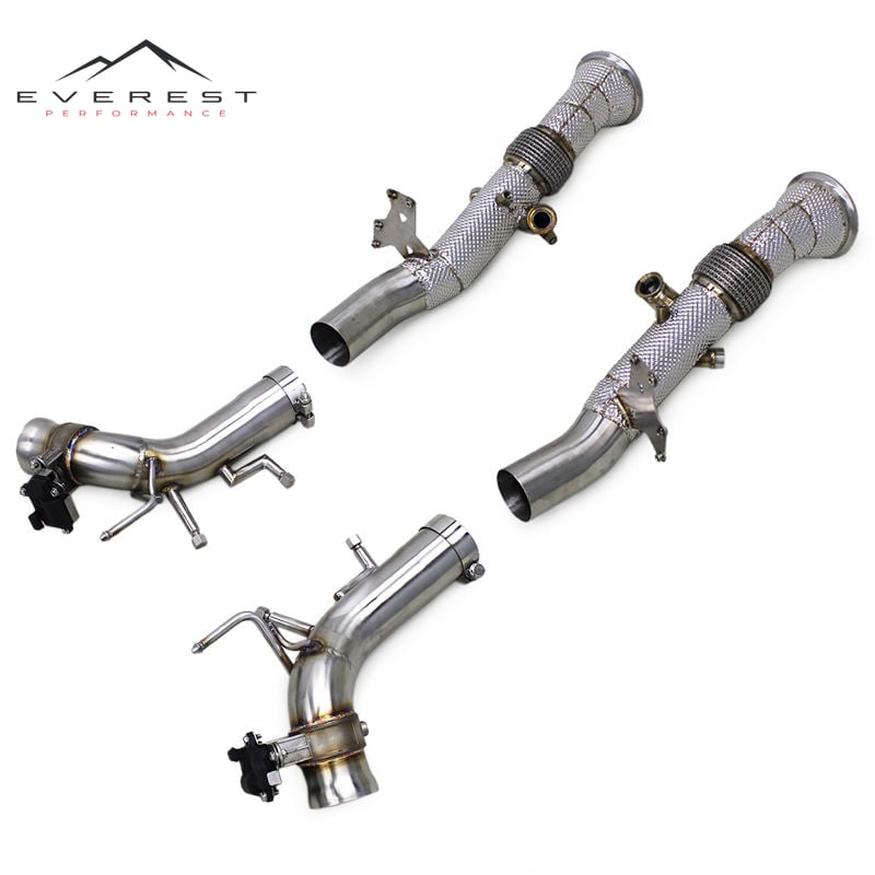 Exhaust Pipe for Ferrari 296 GTB V6 3.0T 2021-2024 Stainless Steel Catback With Valvetronic Valve Rebound System