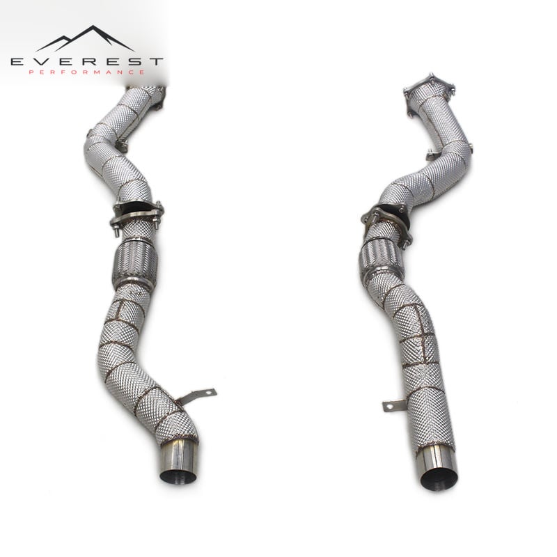 Performance Downpipe for Porsche Cayenne 957 2006-2010 Upgrades Car Exhaust System Auto Free Flow Race Front Down Pipes