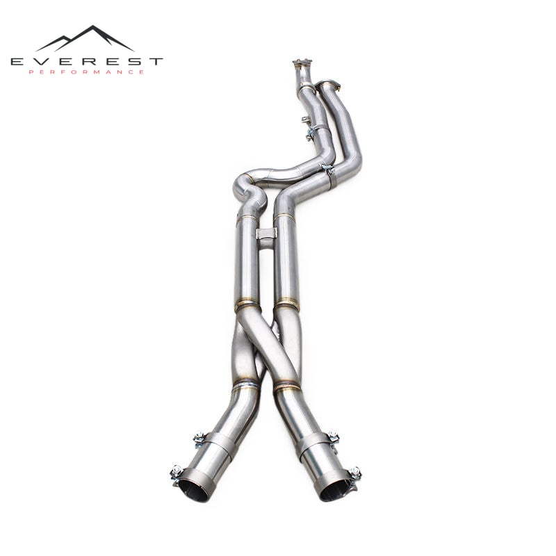 Auto Exhaust Z Pipe Equal Length Middle Pipe for BMW M3/M4 G80/G82 3.0T 2021-2024 Stainless Steel Exhaust Pipes