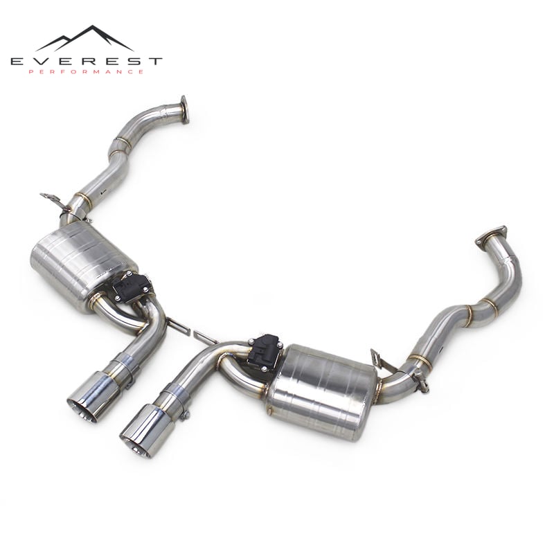Custom Valvetronic Catback Muffler for Porsche 987 Boxster 2.7 2.9 3.4 2004-2011 Sport Car Stainless Steel Valved Exhaust System