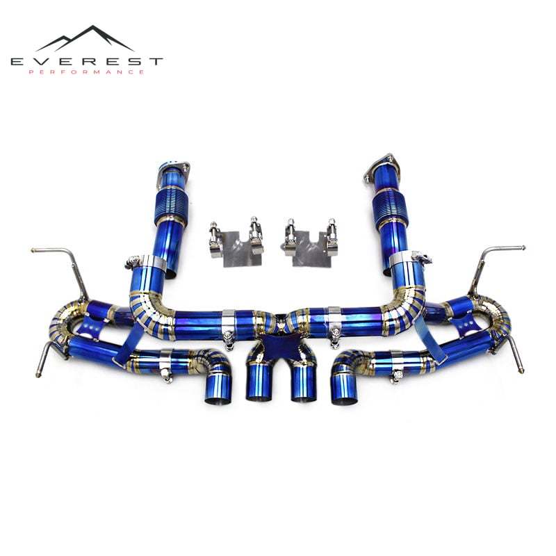 Racing Titanium Catback Exhaust System for Chevrolet Corvette C8 Z06 Stingray Z51 2019-2025 Titanium Muffler Car Exhaust Pipe
