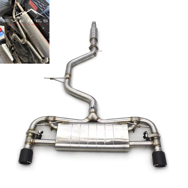 Car Exhaust System for VW Golf 7/MK7 GTI 2.0T 2012-2019 Stainless Steel Muffler Catback Valvetronic With Remote Control