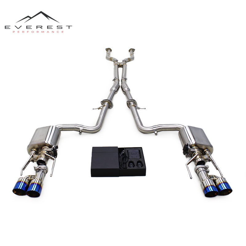 Valvetronic Exhaust Pipes for Lexus LS460/LS460L 4.6L 2006-2012 Catback Muffler Stainless Steel Dual Resonator