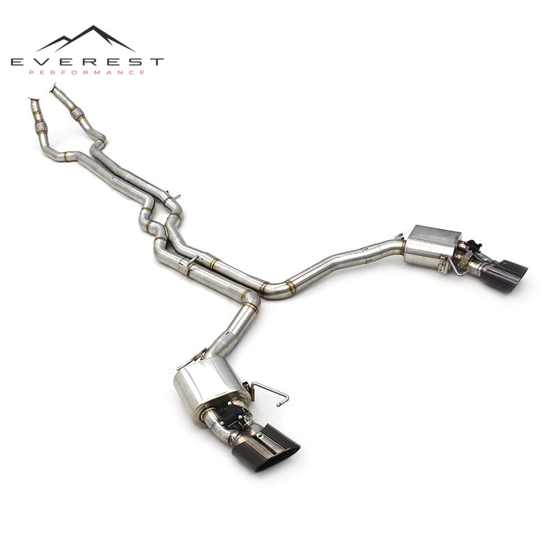 Valvetronic Exhaust Pipes for Audi RS6/RS7 C8 4.0T 2019-2024 Stainless Steel Catback Valvetronic Rs Performance Tips