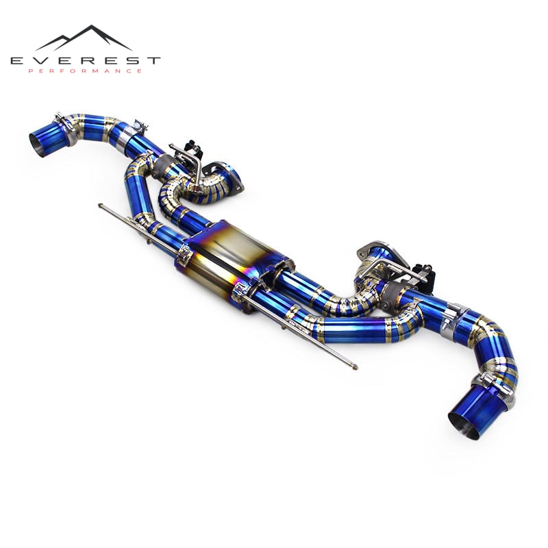 Titanium Exhaust Pipe System for Aston Martin DB11 V12 5.2L 2016-2019 Valvetronic Rear Muffler Catback Exhaust